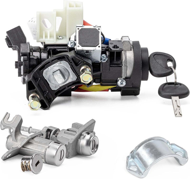 RHAOCZIYAUTO 81905-C2510 Ignition Lock Switch Assembly with 2 Door Lock & Glovebox Lock & Keys Fit for Hyundai Sonata 2015-2019, Ignition Lock Cylinder with Housing Replace# 81970-C1A00 81900-C1A00 81900-C1B00 - Image 1